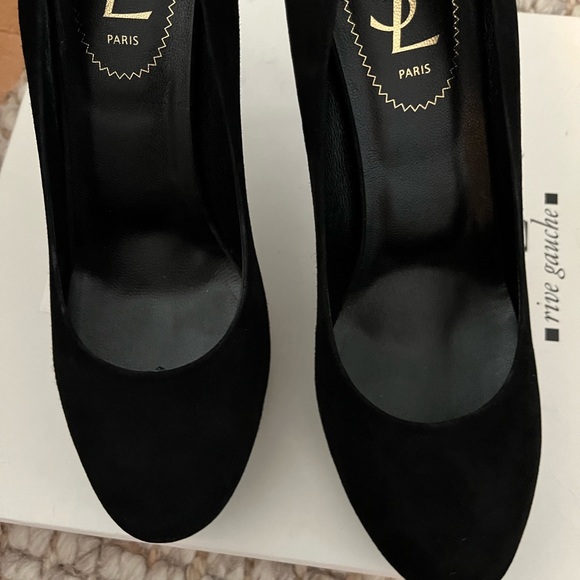 Yves saint Laurent Gisele black suede pump new - Picture 3 of 16